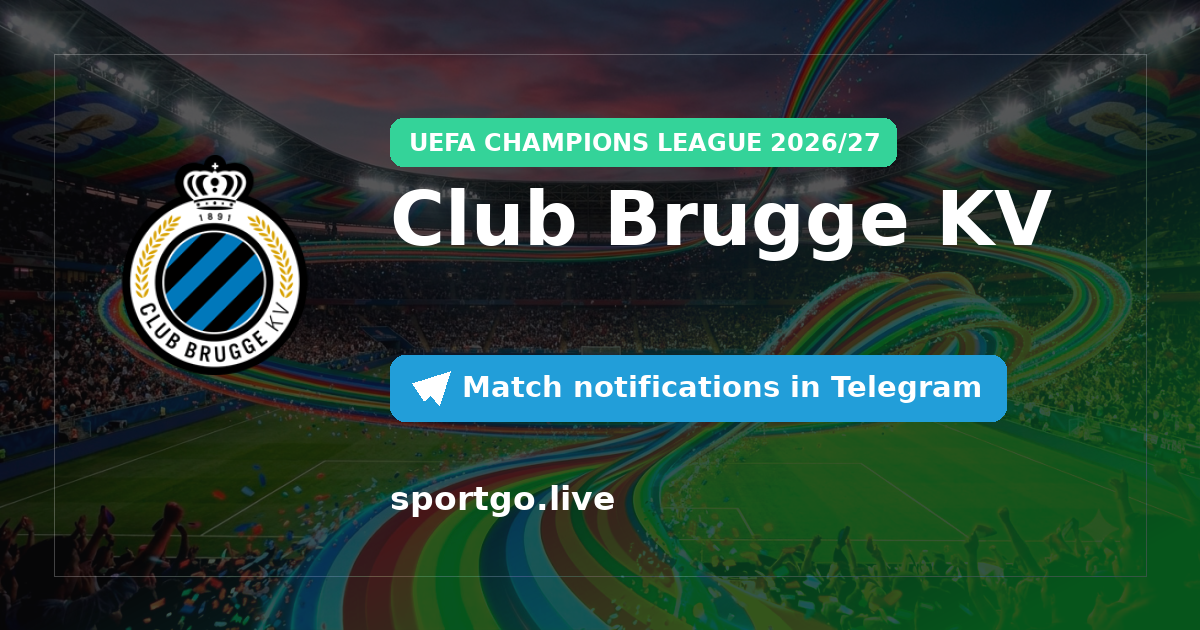 Club Brugge KV Telegram subscription poster