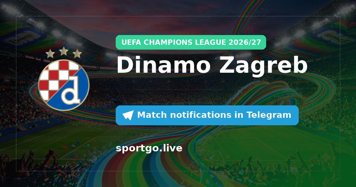 Dinamo Zagreb Telegram subscription poster