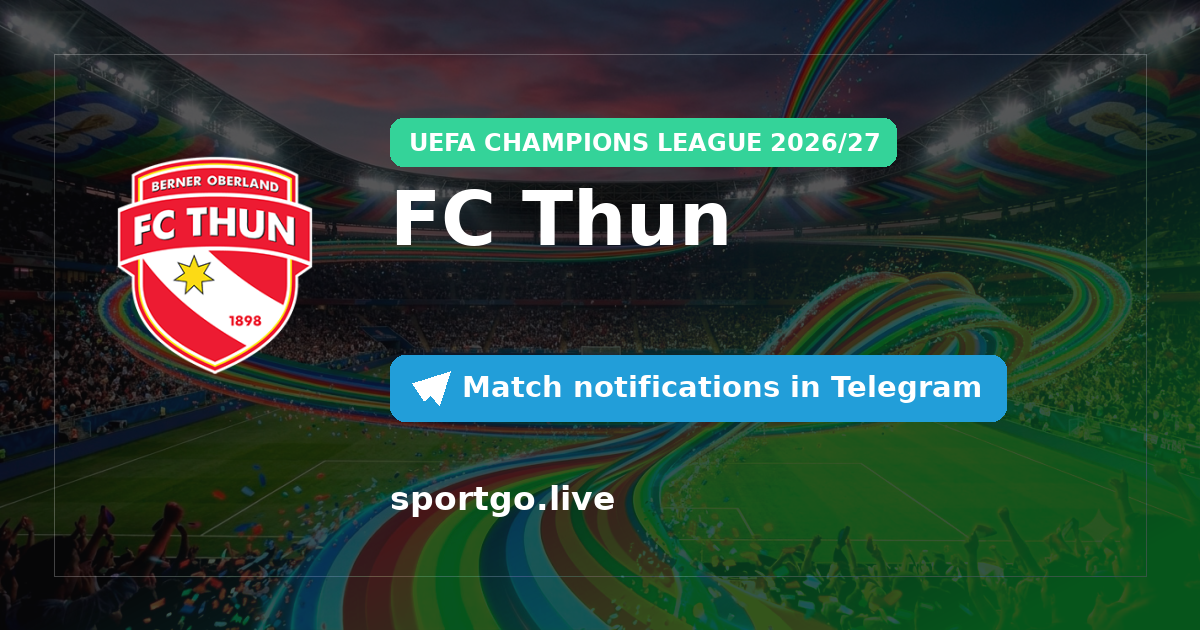FC Thun Telegram subscription poster