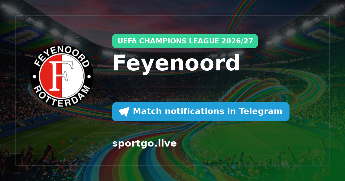 Feyenoord Telegram subscription poster