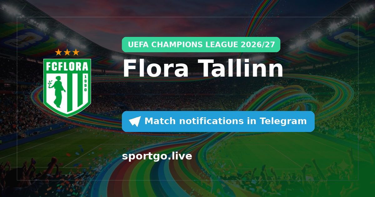 Flora Tallinn Telegram subscription poster