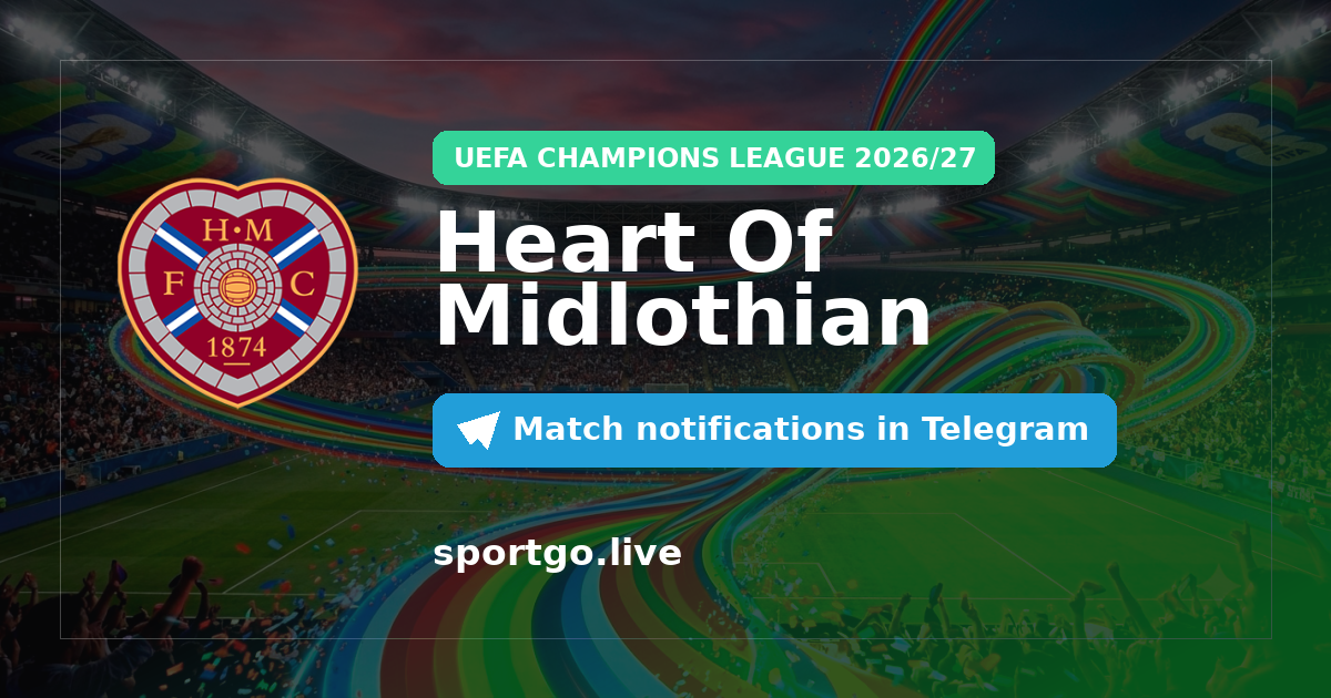 Heart Of Midlothian Telegram subscription poster