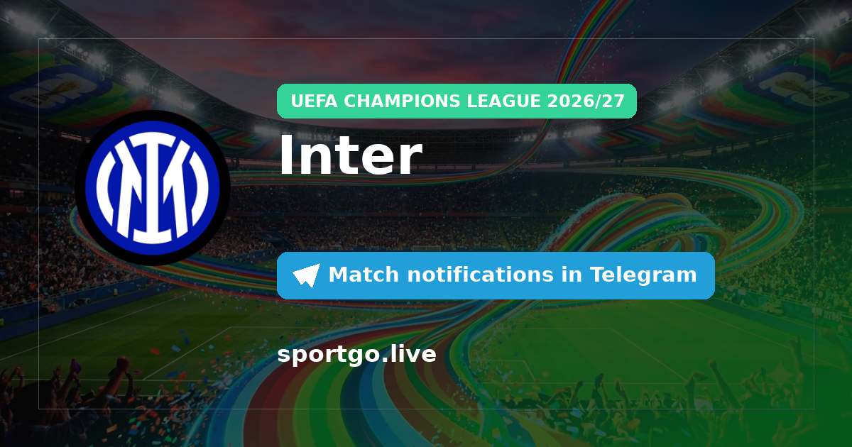 Inter Telegram subscription poster