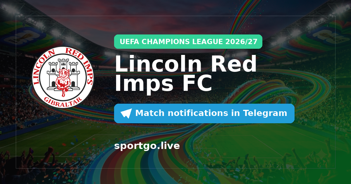 Lincoln Red Imps FC Telegram subscription poster