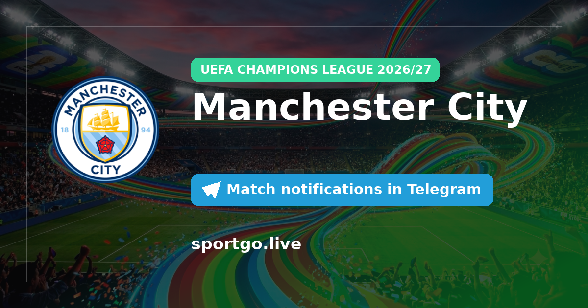Manchester City Telegram subscription poster