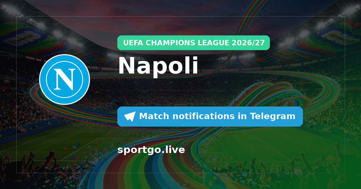 Napoli Telegram subscription poster