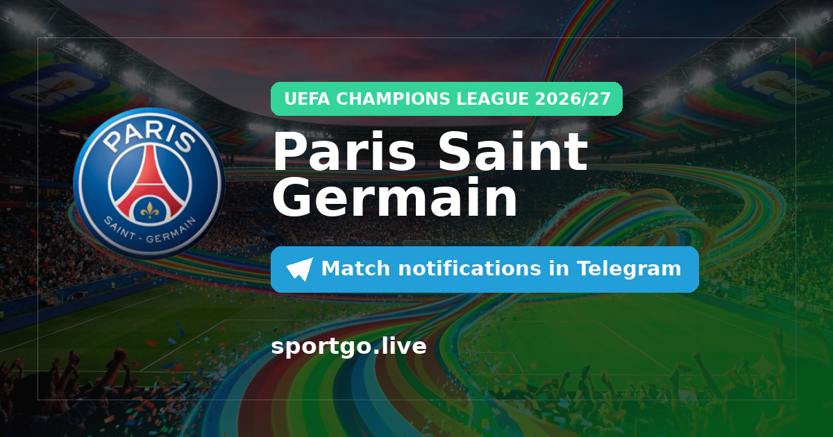 Paris Saint Germain Telegram subscription poster