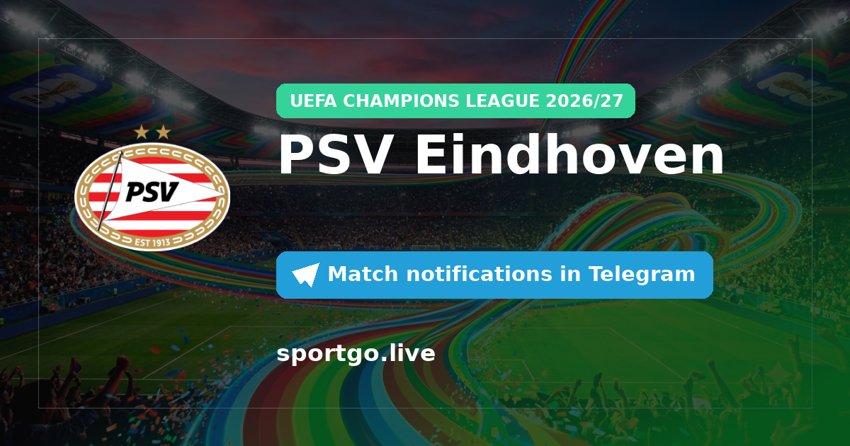 PSV Eindhoven Telegram subscription poster