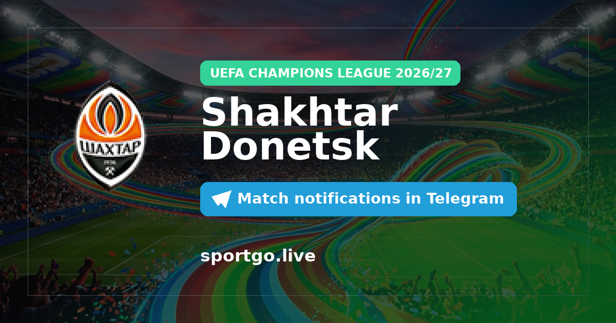 Shakhtar Donetsk Telegram subscription poster