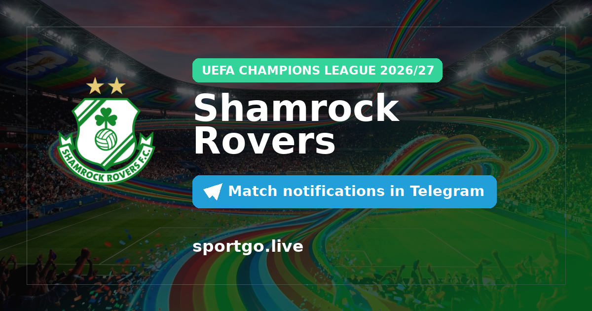 Shamrock Rovers Telegram subscription poster