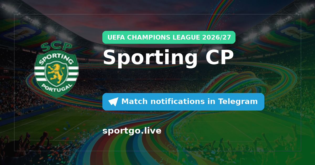 Sporting CP Telegram subscription poster