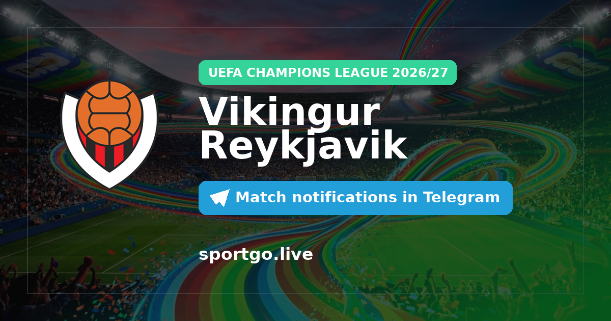Vikingur Reykjavik Telegram subscription poster