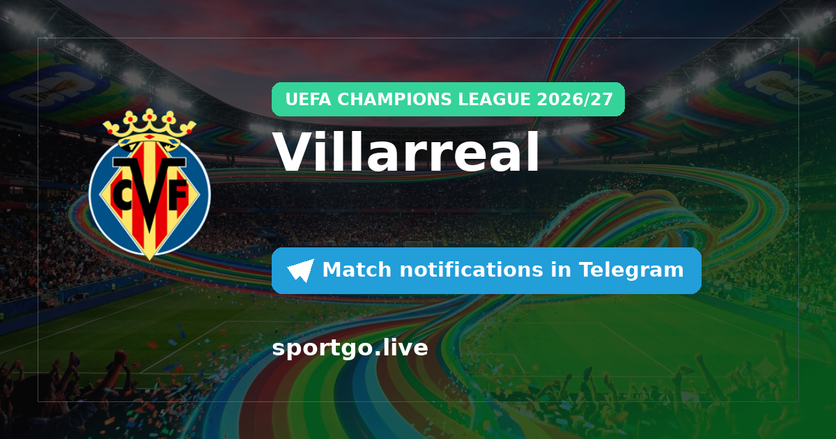 Villarreal Telegram subscription poster