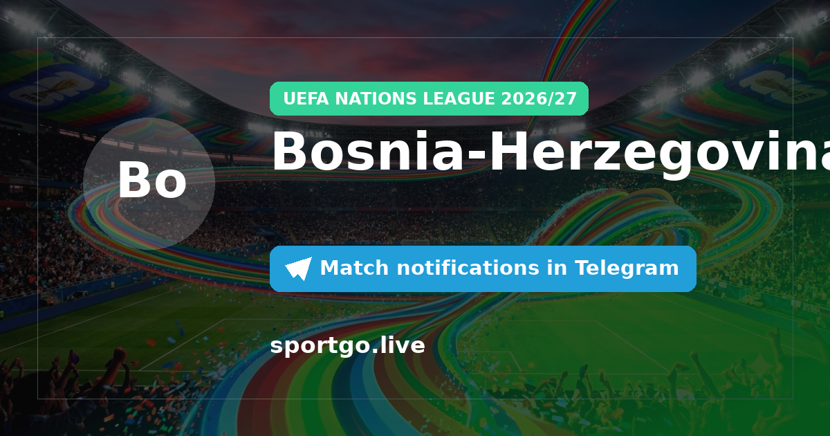 Bosnia-Herzegovina Telegram subscription poster