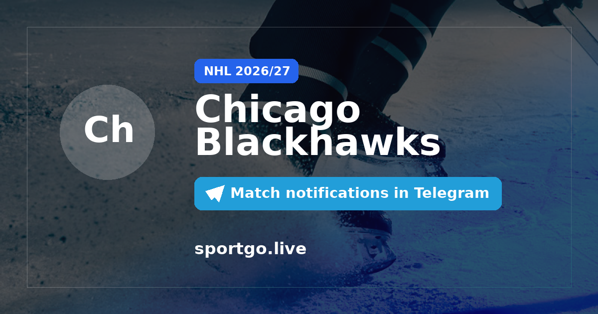 Chicago Blackhawks Telegram subscription poster