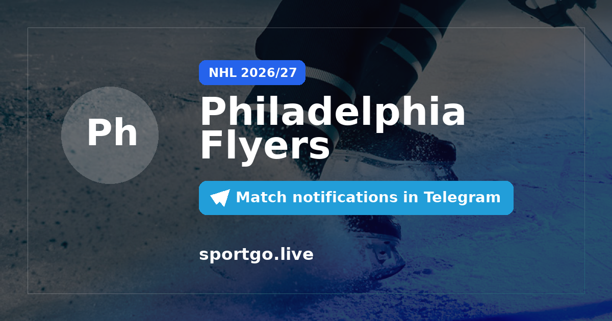 Philadelphia Flyers Telegram subscription poster