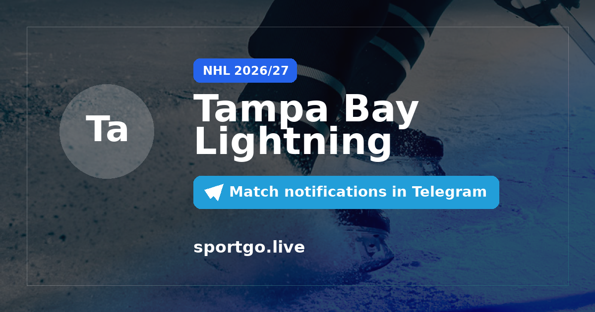 Tampa Bay Lightning Telegram subscription poster