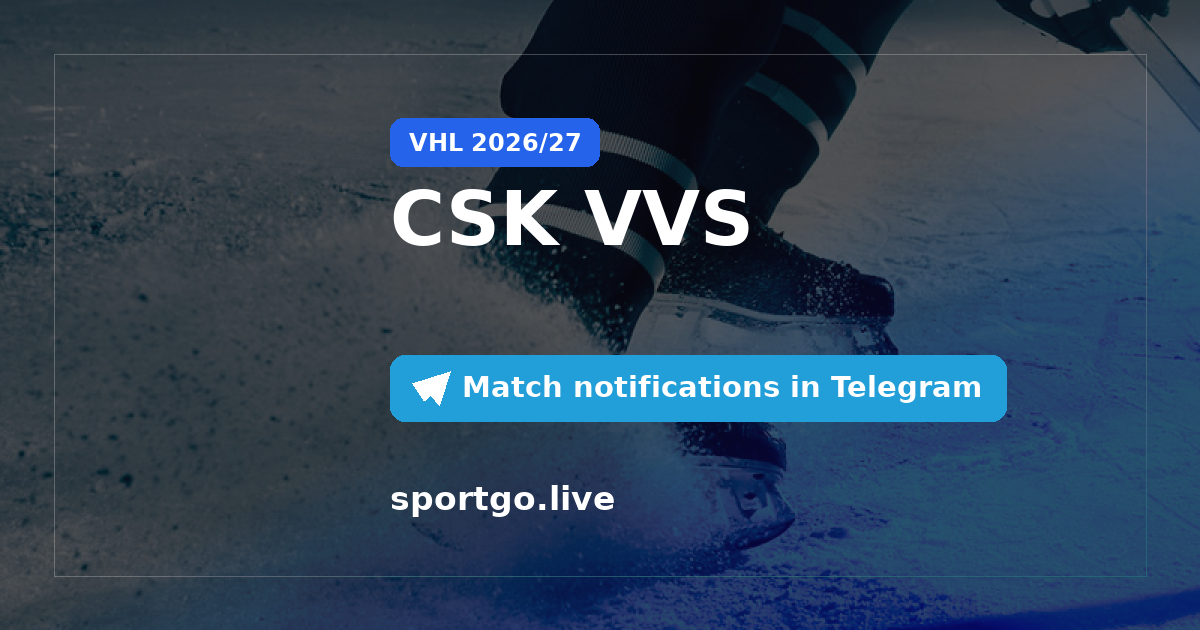 CSK VVS Telegram subscription poster