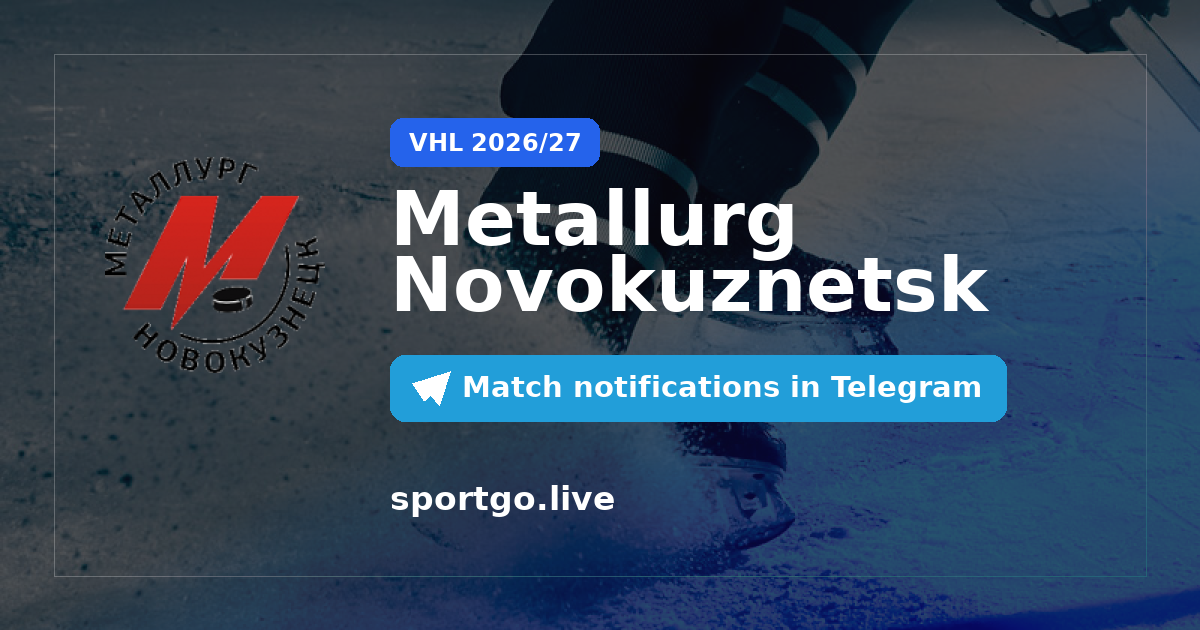Metallurg Novokuznetsk Telegram subscription poster
