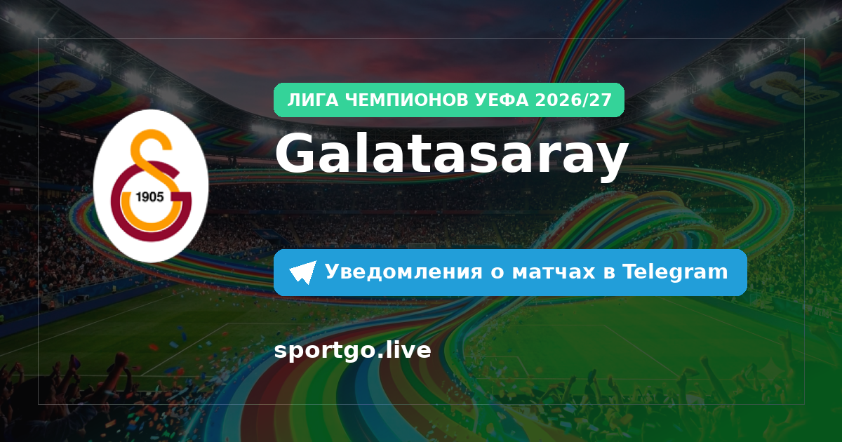 Постер подписки на команду Galatasaray