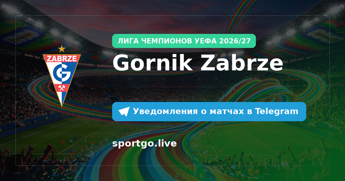 Постер подписки на команду Gornik Zabrze