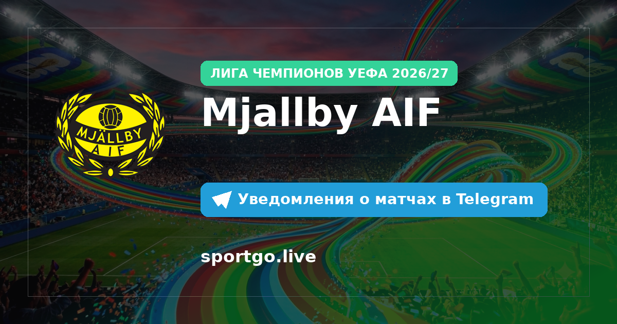 Постер подписки на команду Mjallby AIF