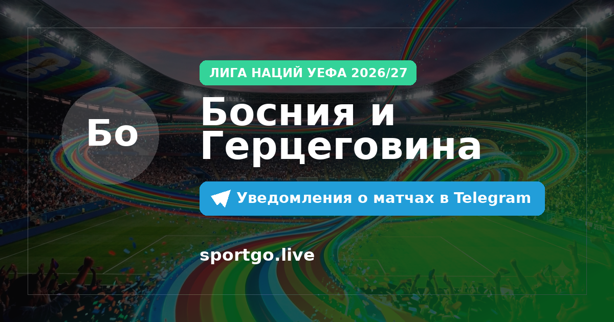 Постер подписки на команду Босния и Герцеговина
