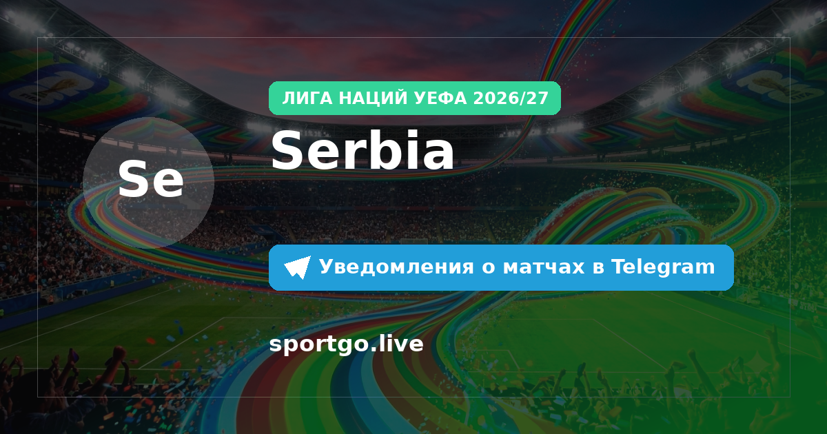 Постер подписки на команду Serbia