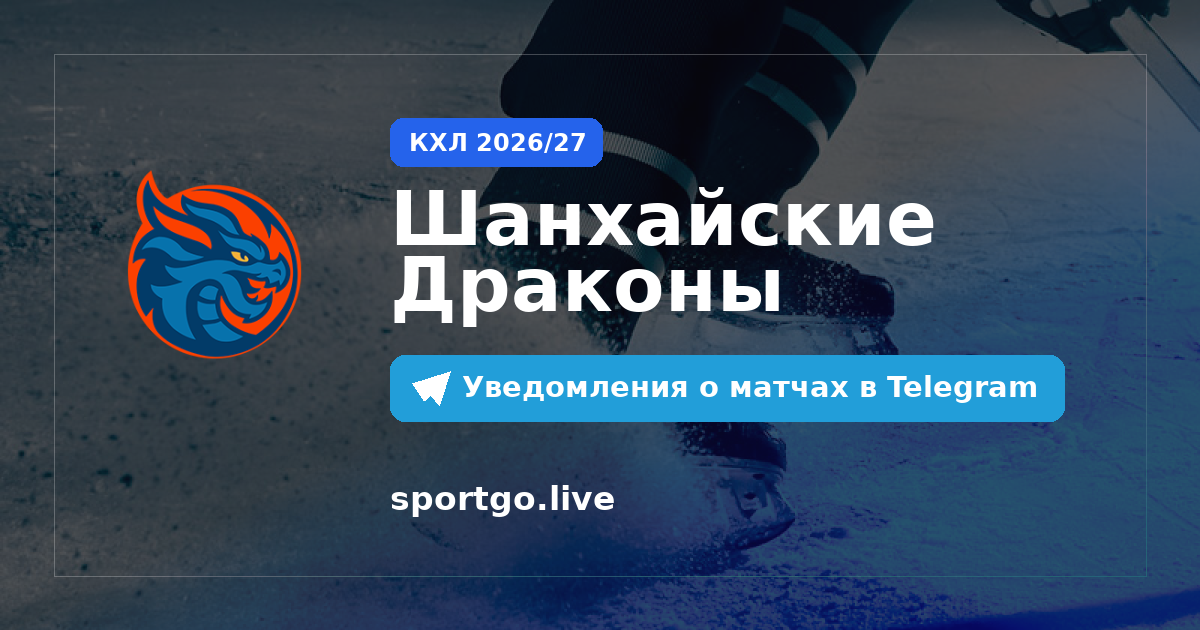 Постер подписки на команду Шанхайские Драконы